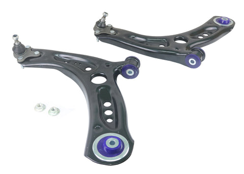SuperPro 2015 Volkswagen Golf Rear Base Front Control Arm Lower Assembly Kit (Add. Positive Caster) - TRC1071