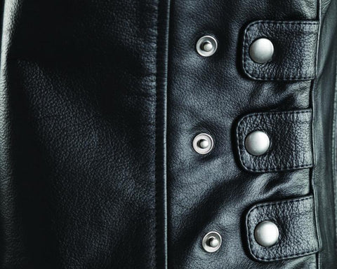 Kuryakyn Leather By River Road Plains Leather Vest Black Womens - Small - 094412