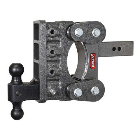 Gen-Y The Boss Torsion-Flex 2.5in Shank 6in Drop 2.4K TW 21K Hitch w/GH-061 Dual-Ball - GH-1314