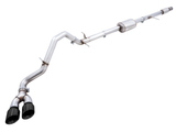 AWE Tuning 4th Gen GM 1500 5.3L 0FG Cat-Back Dual Side Exit (Flat Bumper) - Diamond Tips - 3015-23208