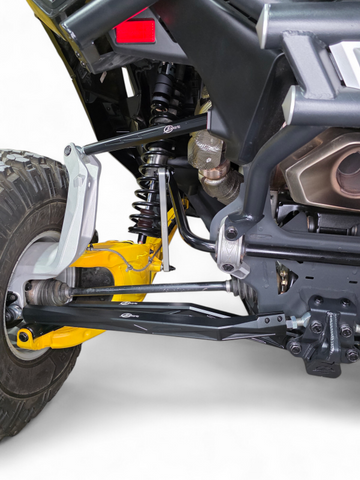 Elektric Offroad 2024+ Can Am Maverick R Volt Billet Radius Rods Anodized Black - AMFBM0001-B
