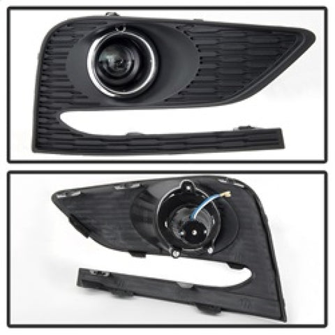Spyder 17-18 Chevrolet Cruze OEM Fog Lights w/Universal Switch- Clear (FL-CCRZ2016-C) - 9040900