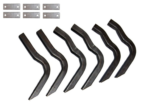 Lund 05-12 Dodge Dakota Quad Cab EZ Running Board Mounting Bracket Kit - Brite - 300057