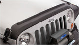 Bushwacker 07-18 Jeep Wrangler Trail Armor Hood and Tailgate Protector Excl Power Dome Hood - Black - 14013