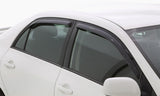 AVS 14-18 Hyundai Genesis Ventvisor In-Channel Front & Rear Window Deflectors 4pc - Smoke - 194618
