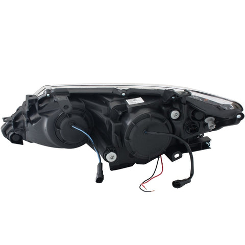 ANZO 2012-2013 Toyota Camry Projector Headlights w/ Halo Chrome - 121513