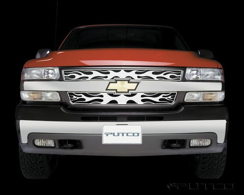 Putco 99-00 Chevrolet Silverado LD Flaming Inferno Stainless Steel Grille - 89101