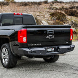 Westin 14-18 Chevy Silverado 1500 Pro-Series Rear Bumper - Textured Black - 58-421005