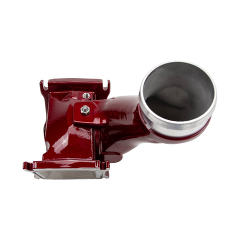 Wehrli 2007.5-2010 LMM Duramax High Flow 3in Y-Bridge Kit- WCFab Red - WCF100164-RED