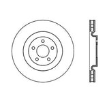StopTech 07-14 Ford Mustang Cryo-Stop Front Premium Rotor - 120.61089CRY