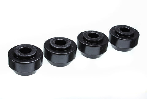 Energy Suspension 64-66 Ford Mustang Black Front Strut Rod Bushing Set - 4.7111G