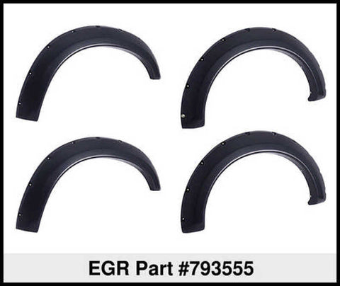 EGR 19-22 Ford Ranger Traditional Bolt-On Look Fender Flares With Black-Out Bolt Kit Set Of 4 - 793555