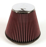 K&N Round Tapered Universal Air Filter 6in Flange ID x 7.5in Base OD x 4.5in Top OD x 6in H - RF-1048
