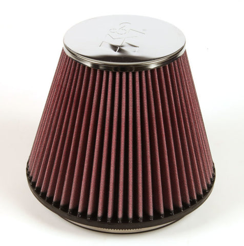 K&N Round Tapered Universal Air Filter 6in Flange ID x 7.5in Base OD x 4.5in Top OD x 6in H - RF-1048