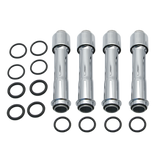 S&S Cycle 2017+ M8 Models Pushrod Cover Kit - Chrome - 106-1340