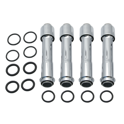S&S Cycle 2017+ M8 Models Pushrod Cover Kit - Chrome - 106-1340