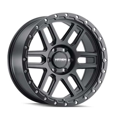 Mayhem 8304 Delta 20x9 / 8x165.1 BP / -12mm Offset / 125.2mm Hub Matte Black Wheel - 8304-2981MB12
