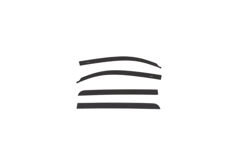 AVS 19-21 Toyota Tundra Crewmax Low Profile Color Match Ventvisors 4pc - Midnight Black Metallic - 894012-218-B