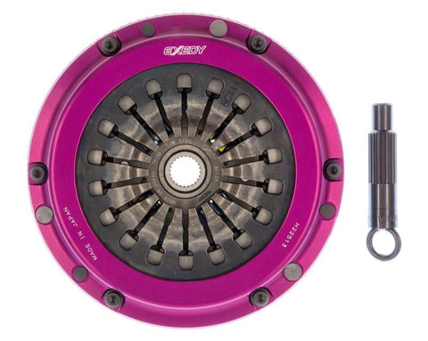 Exedy 2000-2009 Honda S2000 L4 Hyper Single Carbon-D Clutch Sprung Center Disc Pull Type Cover - HH01SDMC1