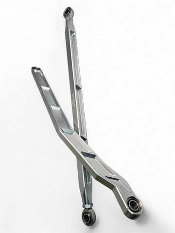 Elektric Offroad 2022+ Polaris Rzr Pro Rurbo R Billet High Clearance Radius Rods Anodized Clear - RRL610033