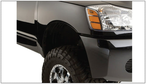 Bushwacker 04-15 Nissan Titan Pocket Style Flares 2pc - Black - 70013-02