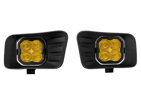 Diode Dynamics SS3 Pro Type Ram Horiz Kit ABL - Yellow SAE Fog - DD7080