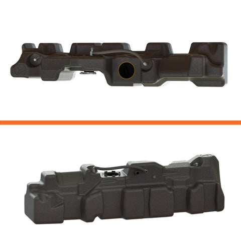 Titan Fuel Tanks 17-24 Ford Universal Cab & Chassis 40 Gallon XXL Mid-Ship Fuel Tank - 7020417