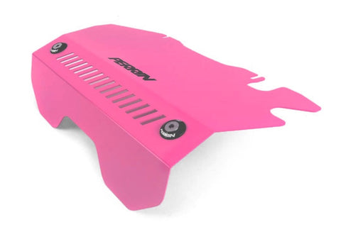 PERRIN 2015+ Subaru WRX Engine Cover Kit (Intercooler Shroud + Pulley Cover) - Hyper Pink - PSP-ENG-165HP
