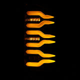 AlphaRex 07-08 Dodge Ram1500/07-09 Dodge Ram 2500+3500 Luxx-Series LED Tail Lights(Pair) Alpha Black - 641050
