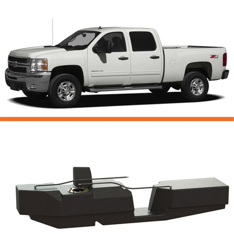 Titan Fuel Tanks 01-10 GM 2500/3500 Duramax Crew Cab Short Bed 52 Gallon XXL Mid-Ship Fuel Tank - 7010201