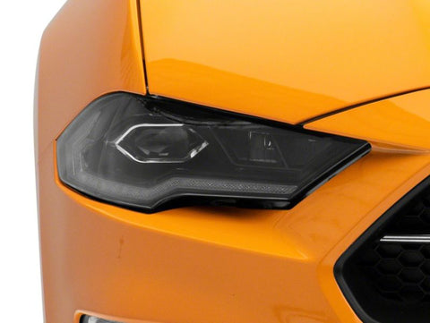 Raxiom 18-23 Ford Mustang GT EcoBoost LED Projector Headlights- Blk Housing (Clear Lens) - 412122