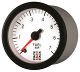 Autometer Stack 52mm 0-7 Bar M10 Male Pro Stepper Motor Fuel Pressure Gauge - White - ST3355
