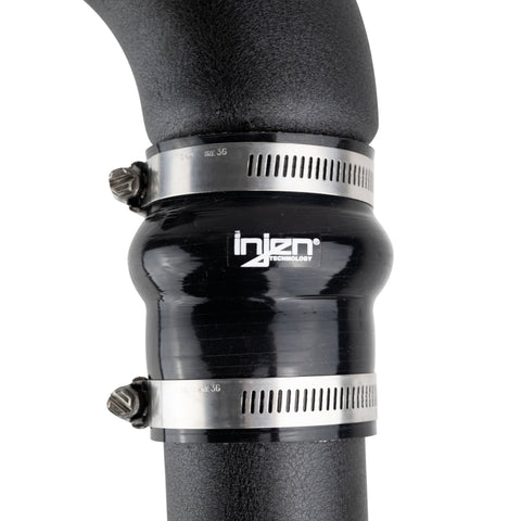 16-20 BMW L6-3.0L/ Turbo/ Twin Turbo/L4-2.0L/ L6-2.5L Wrinkle Black Turbo SES Intercooler Pipes - SES1128ICPWB