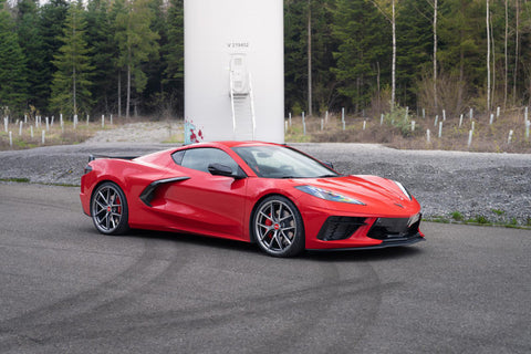 KW 2020+ Chevrolet Corvette C8 (w/ Electronic Dampers & OE Noselift) Height Adjustable Spring Kit - 25361034