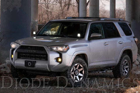 Diode Dynamics 10-21 Toyota 4Runner SS3 LED Ditch Light Kit Sport - White Combo - DD6746