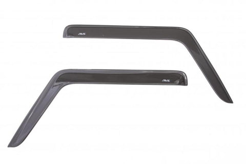 AVS 07-18 Jeep Wrangler (2 Door Only) Ventvisor Low Profile Window Deflectors 2pc - Smoke - 892020
