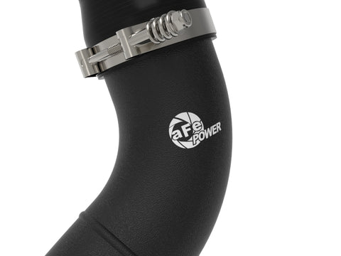 aFe BladeRunner 3-1/2in Aluminum Cold Charge Pipe Black RAM Diesel Trucks 25-26 L6-6.7L (td) - 46-20819-B