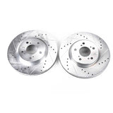 Power Stop 05-12 Acura RL Front Evolution Drilled & Slotted Rotors - Pair - JBR1141XPR