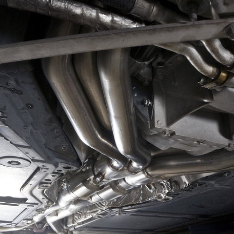 Stainless Works 2014-18 Corvette 6.2L Headers 2in Primaries w/ High-Flow Cats X-Pipe - C72CAT