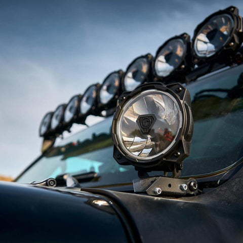 KC HiLiTES Gravity Titan LED 6in. - Pair Pack (Wide-40 Beam) - 91403