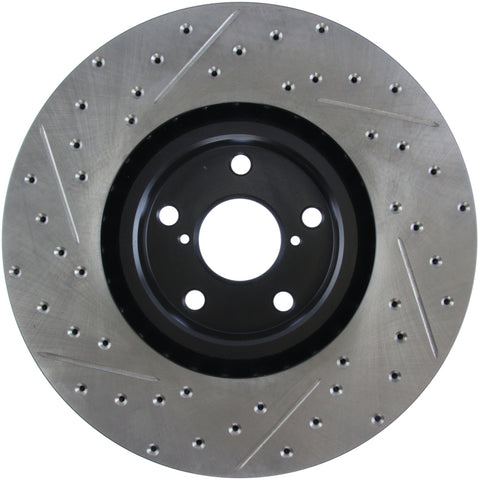 StopTech 14 Lexus IS Slotted & Drilled Front Left Rotor - 127.44184L