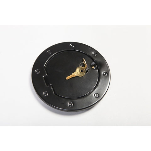 Rugged Ridge 07-18 Jeep Wrangler JK Black Locking Gas Cap Door - 11229.03