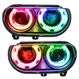 Oracle 08-14 Dodge Challenger SMD HL (HID Style) - ColorSHIFT w/o Controller - 7132-334