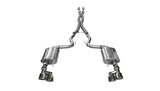 Corsa 2015-2017 Ford Mustang GT 5.0 3in Cat Back Exhaust Polish Quad Tips (Sport) - 14337