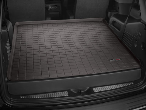 WeatherTech 2015+ Cadillac Escalade Cargo Liners - Cocoa - 43710