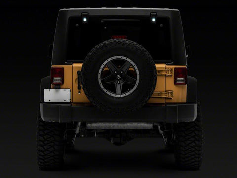 Raxiom 07-18 Jeep Wrangler JK w/ Hard Top Axial Series Rear Window Glass Hinge LED Lights - J153594