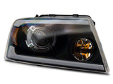 Raxiom 04-08 Ford F-150 Axial Series Projector Headlights w/ SEQL LED Bar- Blk Housing (Clear Lens) - T566364