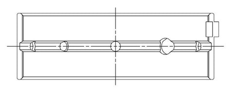 ACL Nissan RB26DETT Std Size High Perf w/ Extra Oil Clearance Main Bearing Set CT-1 Coated - 7M2428HXC-STD
