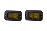 Diode Dynamics Stage Series 2 In LED Pod Pro - Yellow Fog Flush ABL (Pair) - DD6433P