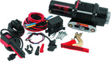 QuadBoss Winch Kit - 39ft x 7/32in Synthetic Rope - 3.5hp - Hawse Fairlead - Wired Remote - 3500lb - 608703